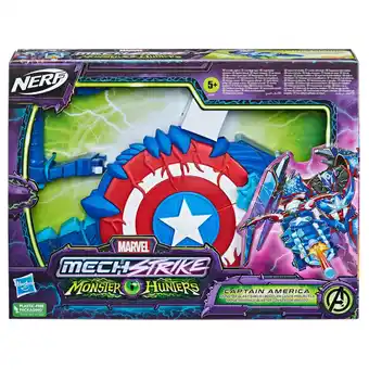 Top1Toys Nerf Marvel Mech Strike Monster Hunters Captain America aanbieding