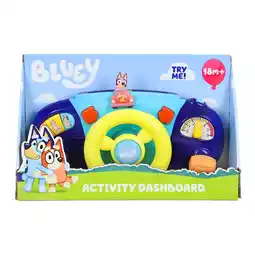 Top1Toys Bluey stuurwiel met activiteiten B/O aanbieding