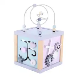 Top1Toys Jipy Activiteiten Kubus Hout Uni aanbieding