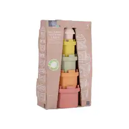 Top1Toys Jipy Bioplastic Stapel kasteel 5 delig aanbieding