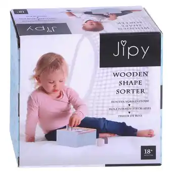 Top1Toys Jipy Vormenstoof Hout Uni aanbieding