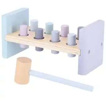 Top1Toys Jipy Hamerbank Hout 10-delig Uni aanbieding