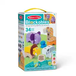 Top1Toys Melissa & Doug Blockables Safari Play Set (34 Stuks) aanbieding