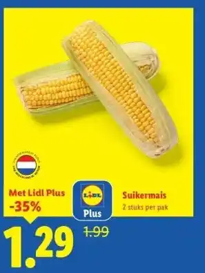Lidl Suikermais aanbieding