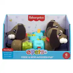 Top1Toys Fisher Price Pets Click & Spin Pup aanbieding