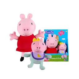 Top1Toys Peppa Pig & Baby set pluche 2-delig aanbieding