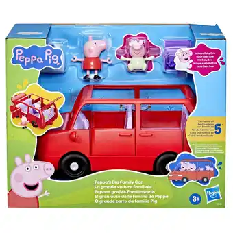 Top1Toys Peppa peppa's big familie auto aanbieding