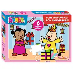 Top1Toys Bumba PUzzel 6 Stuks Fijne Verjaardag aanbieding