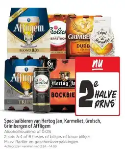 Jumbo Speciaalbieren van Hertog Jan, Karmeliet, Grolsch, Grimbergen of Affligem aanbieding