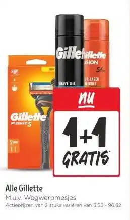 Jumbo Alle Gillette aanbieding