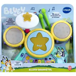 Top1Toys Premium Collectie Vtech Bluey Bluey Drumstel aanbieding