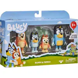 Top1Toys Bluey familie figurenset 4 pack aanbieding