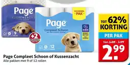 Hoogvliet Page Compleet Schoon of Kussenzacht aanbieding