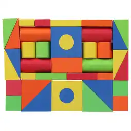 Top1Toys Jipy discover foam stapelblokken 37 delig gekleurd aanbieding