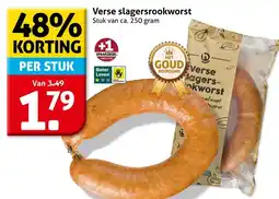 Hoogvliet Verse slagersrookworst aanbieding