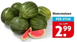 Hoogvliet Watermeloen aanbieding