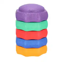 Top1Toys Stapblokken Jipy Discover 5 stuks primaire kleuren aanbieding