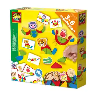 Top1Toys Ses montessori dierenvormen leggen aanbieding
