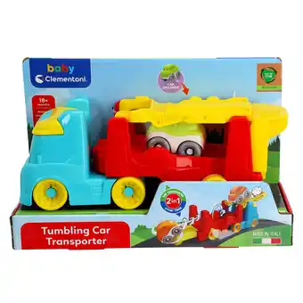 Top1Toys Clementoni baby vrachtwagen met tuimelauto's aanbieding