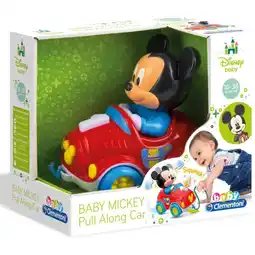 Top1Toys Baby Mickey auto pull along aanbieding
