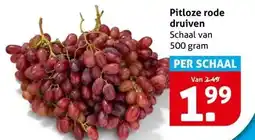 Hoogvliet Pitloze rode druiven aanbieding