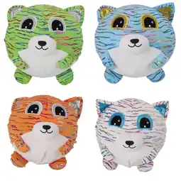 Top1Toys Pluchiez Bal bouncing furry kitty friendti 23 cm Assorti aanbieding