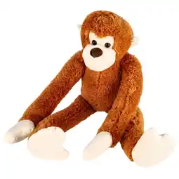 Top1Toys Pluchiez pluche aap met lange armen 80 cm bruin aanbieding