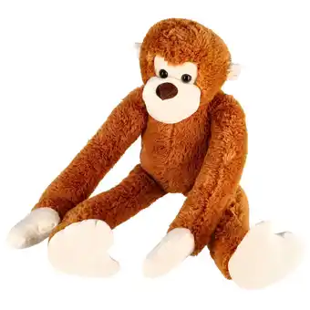 Top1Toys Pluchiez pluche aap met lange armen 80 cm bruin aanbieding