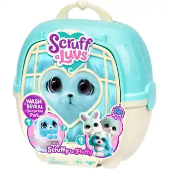 Top1Toys Scruff a Luvs knuffel pet single blauw aanbieding