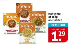Hoogvliet Honig mix of soep aanbieding
