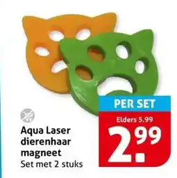 Hoogvliet Aqua Laser dierenhaar magneet aanbieding