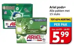 Hoogvliet Ariel pods+ aanbieding