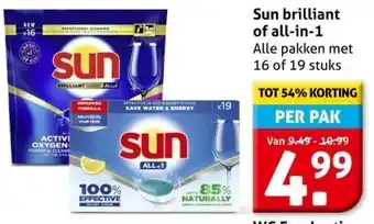 Hoogvliet Sun brilliant of all-in-1 aanbieding