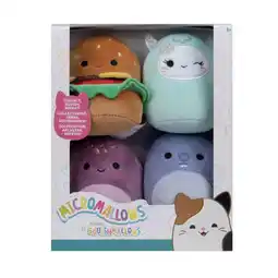 Top1Toys Micromallows pluche 6,5 cm 4 stuks set 2 aanbieding