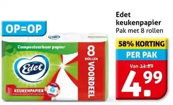 Hoogvliet Edet keukenpapier aanbieding