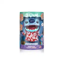 Top1Toys Disney Hawaiian Chatty Stitch Deluxe Puppetronic 32 cm aanbieding