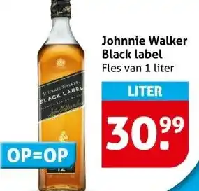 Hoogvliet Johnnie Walker Black label aanbieding