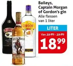 Hoogvliet Baileys, Captain Morgan of Gordon's gin aanbieding