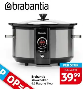 Hoogvliet Brabantia slowcooker aanbieding