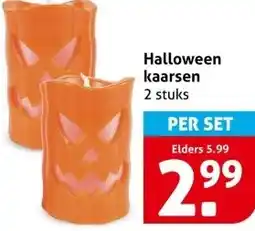 Hoogvliet Halloween kaarsen aanbieding