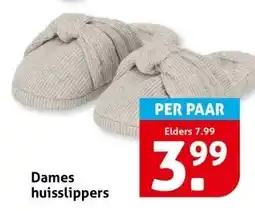 Hoogvliet Dames huisslippers aanbieding
