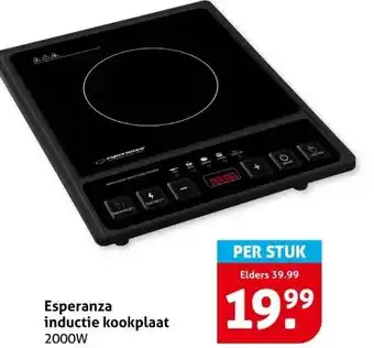 Hoogvliet Esperanza inductie kookplaat aanbieding