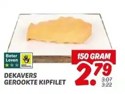 Dekamarkt DEKAVERS GEROOKTE KIPFILET aanbieding
