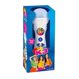 Top1Toys K3 Microfoon Met Stemopname Alle Kleuren aanbieding