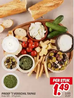 Dekamarkt PROEF 'T VERSCHIL TAPAS aanbieding