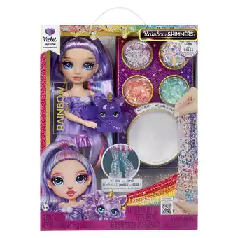 Top1Toys Rainbow High Rainbow Shimmers With Slime Fashion Doll Violet (Purple) aanbieding