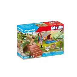 Top1Toys Playmobil Giftset City Life 70676 Hondentrainster aanbieding