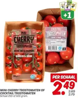 Dekamarkt MINI CHERRY TROSTOMATEN OF COCKTAIL TROSTOMATEN aanbieding