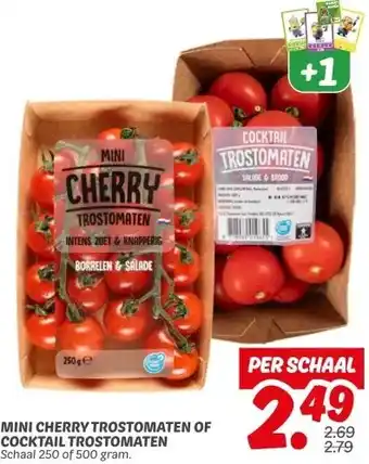 Dekamarkt MINI CHERRY TROSTOMATEN OF COCKTAIL TROSTOMATEN aanbieding