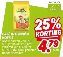 Dekamarkt CAFE INTENCIÓN KOFFIE aanbieding